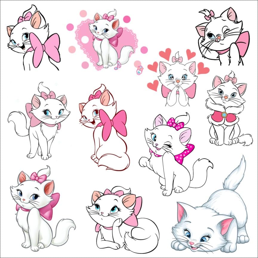 Cute Kitten cat Wall Stickers PVC Vinyl 12X12 inch (B0CM3N23C9) Amazon Price History, Amazon Price Tracker