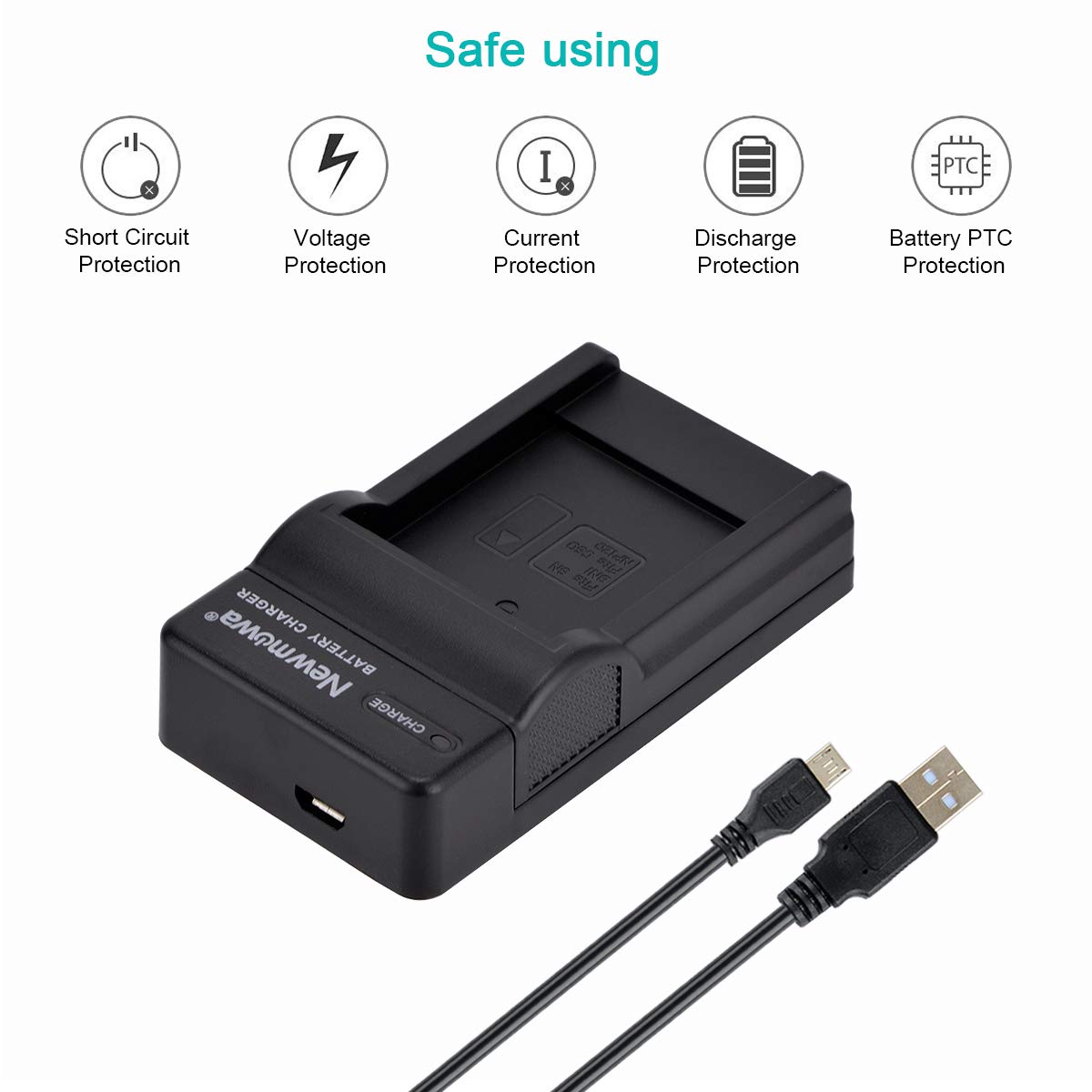 2 Batterie NP-BN1 + Caricatore Per Fotocamere Sony Cyber-shot DSC-QX10, W830, TX30 E Altri Modelli - Foto 13