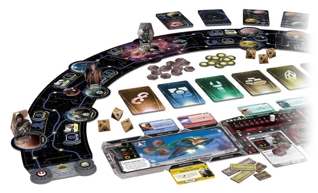 Fantasy Flight Games, Star Wars: Outer Rim, Expertenspiel, Brettspiel, 1-4 Spieler, Ab 14+ Jahren, 120+ Minuten, Deutsch