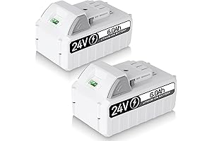 DSANKE 6.0Ah 24V Lithium Ion Replacement Battery for Snow Joe and Sun Joe iON+ System