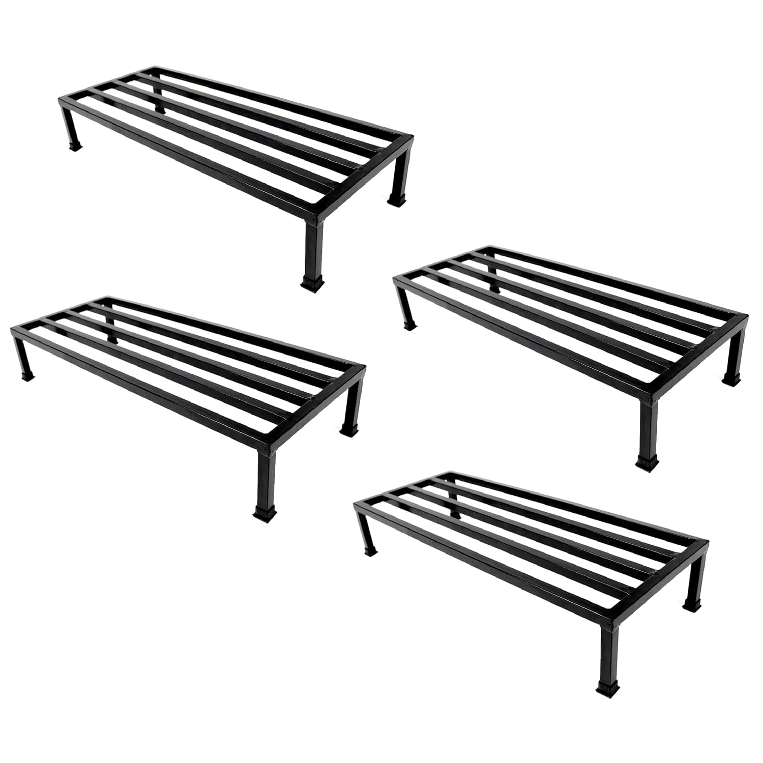 STAND MASTER Metal 24 inches Rectangular Shape Long Heavy pot holder Flower Pot/Gamla Stand for Balcony living room Garden Black Color Stand (24 inches) (Set of 4 Stands Only) (B0CWB5HTTT) Amazon Price History, Amazon Price Tracker
