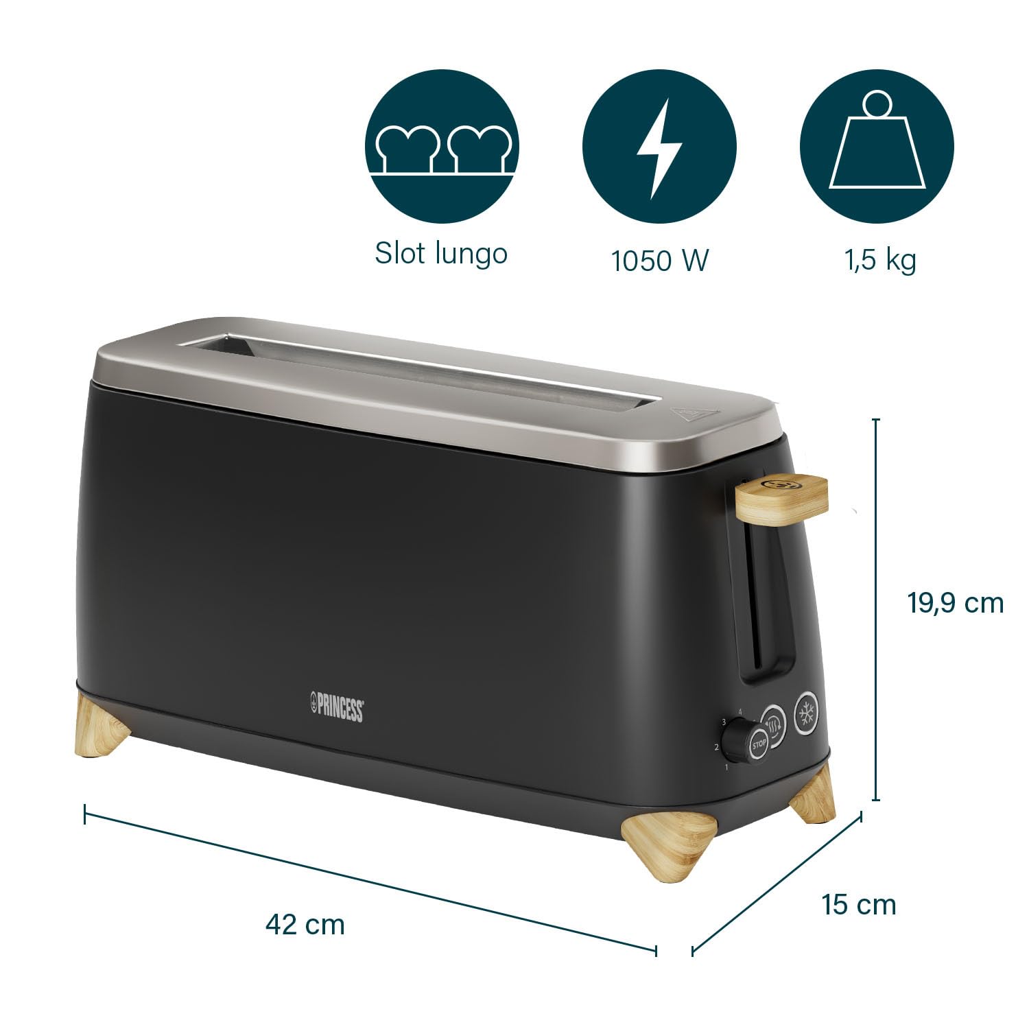 Princess 142361 Toaster One Size