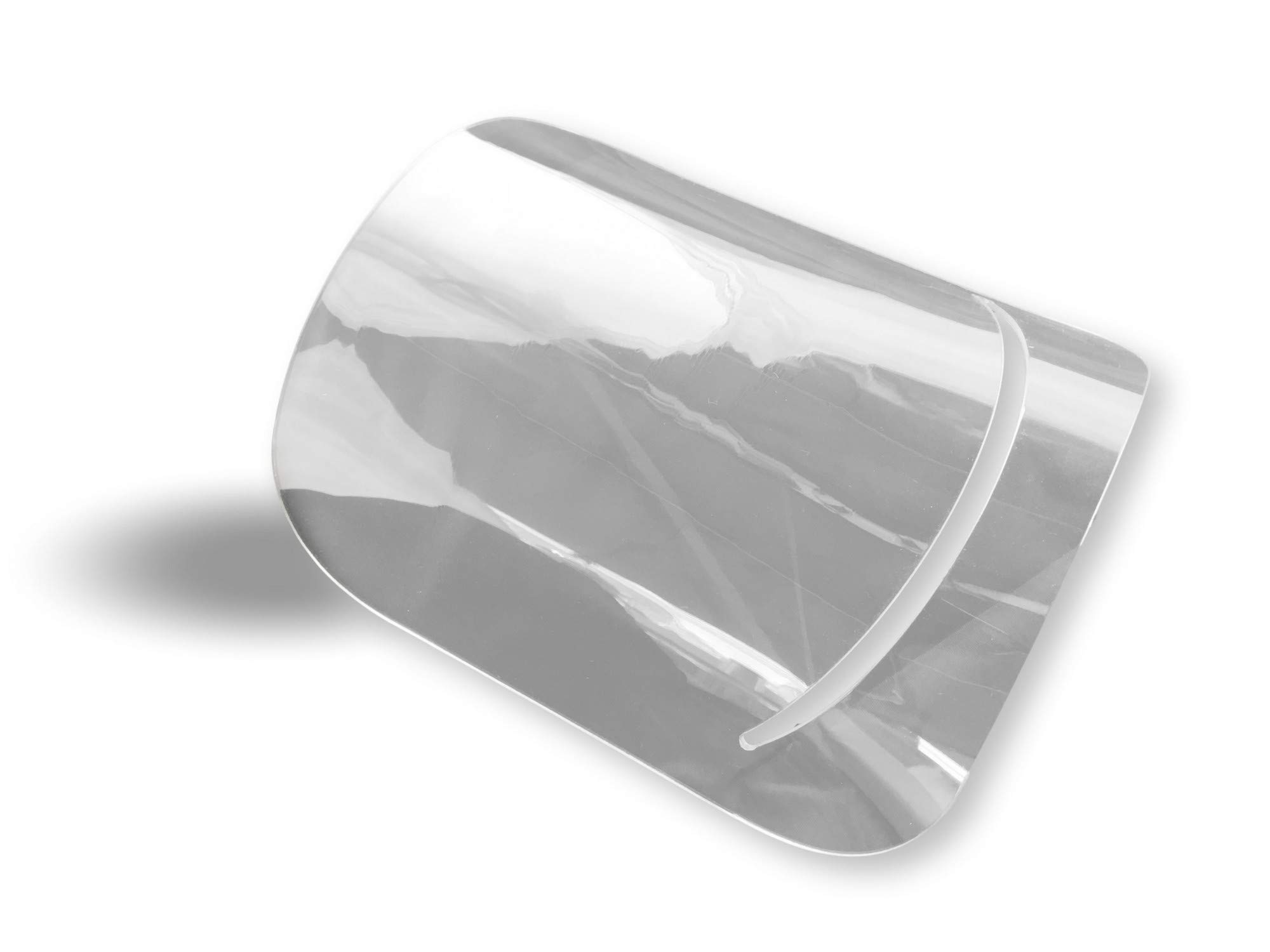 KIBROS Visière protection faciale écran plexiglas amovible épais rigide | Écran plexiglas amovible épais rigide transparent, anti-projections et anti-buée, adaptable sur casquette.