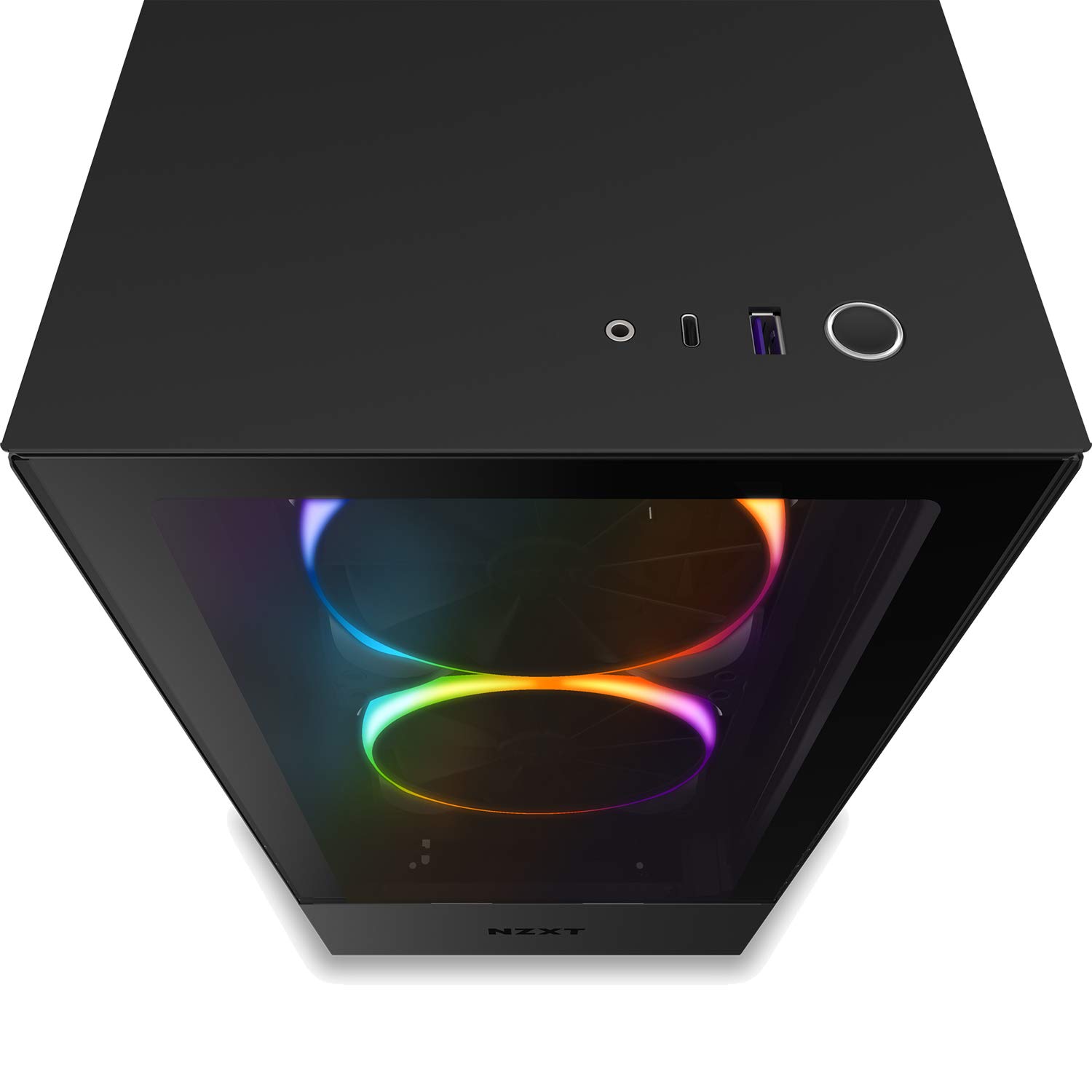 Amazon | NZXT H510 Elite 前面+側面ガラスパネル RGB LED発光