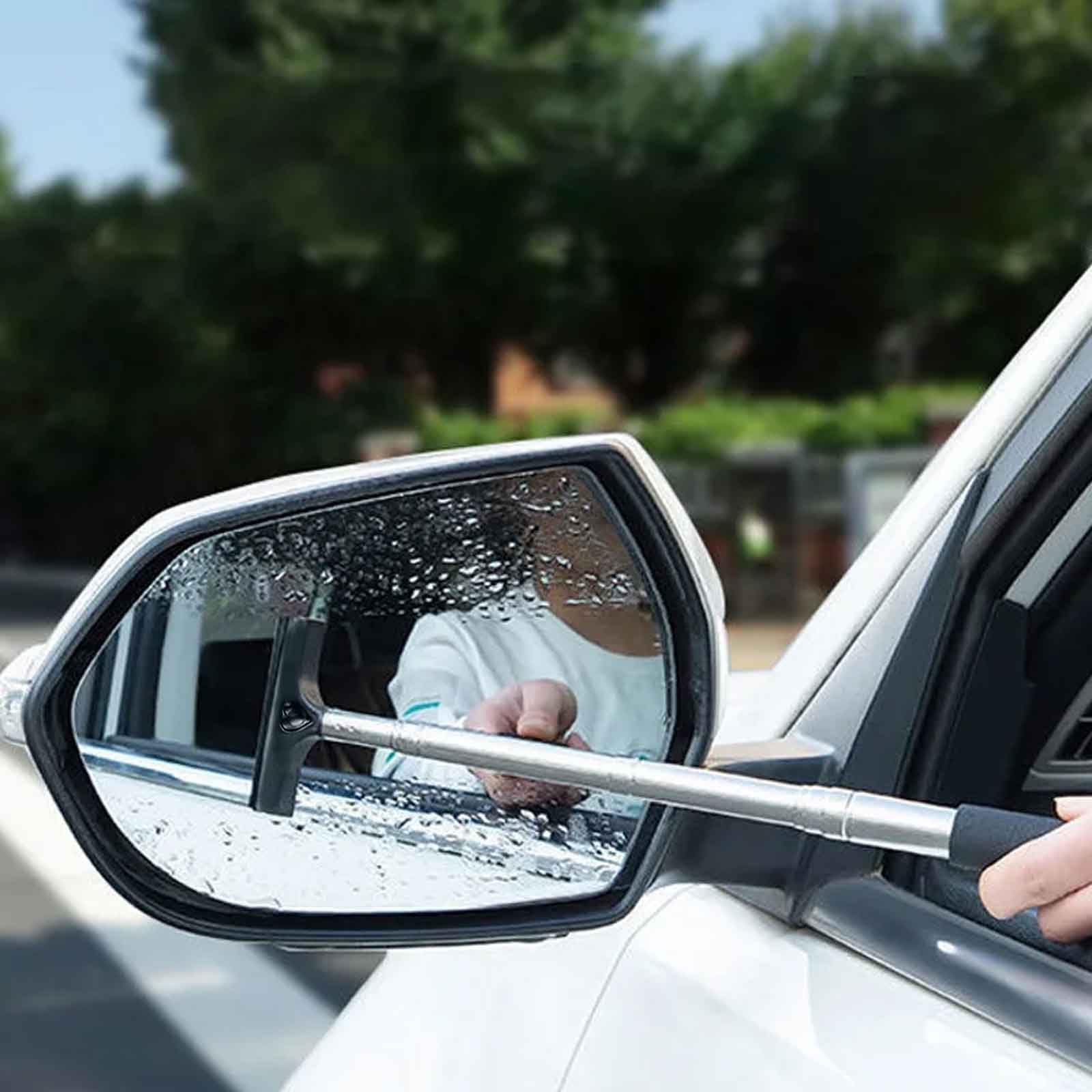 AYNKH essuie - glaces de voiture, mini essuie - glaces télescopiques, outil de nettoyage portable pliable pour tous les véhicules, idéal pour les jours de pluie, de brouillard et de poussière