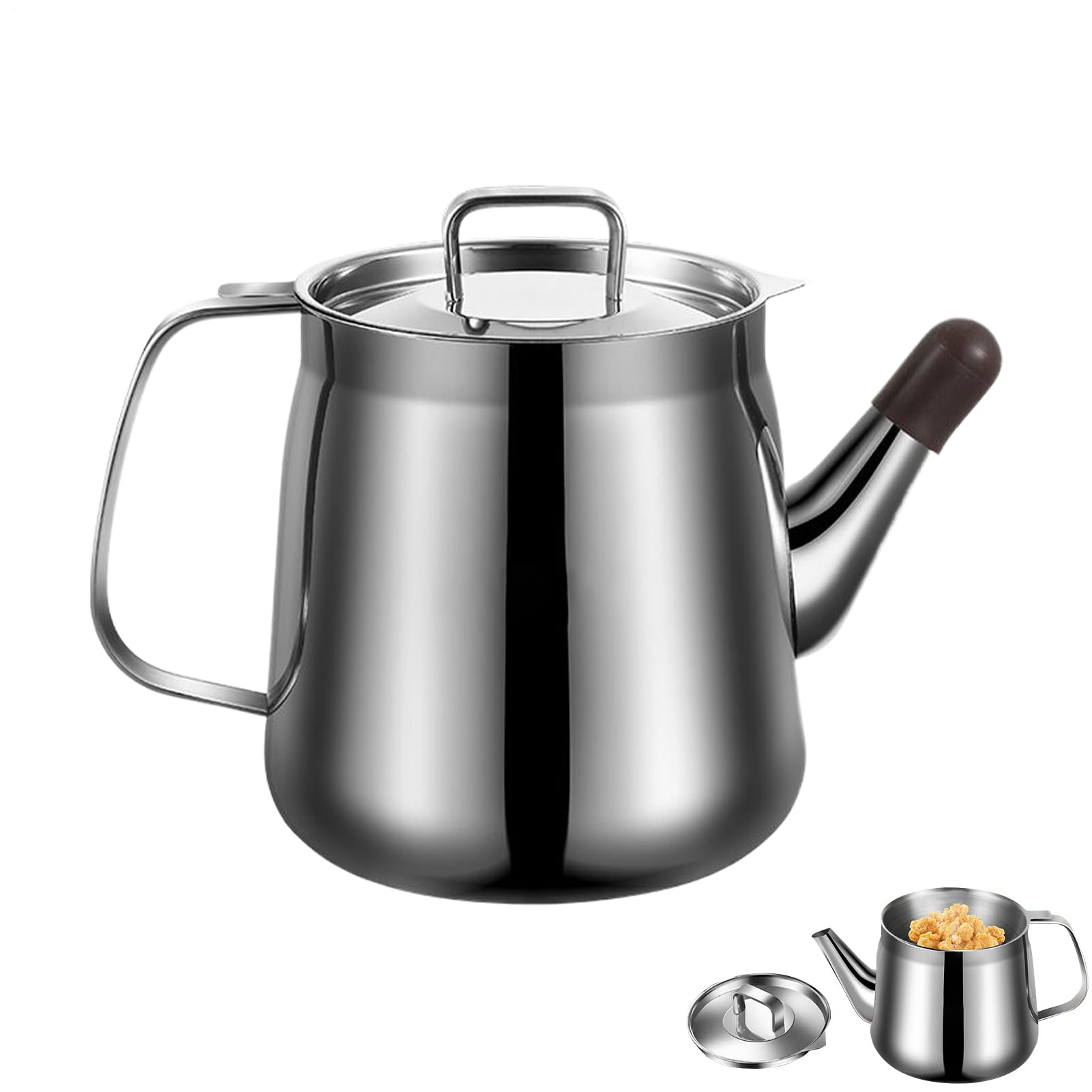 Distributeur d'huile de cuisson antidérapant anti-poussière avec filtre