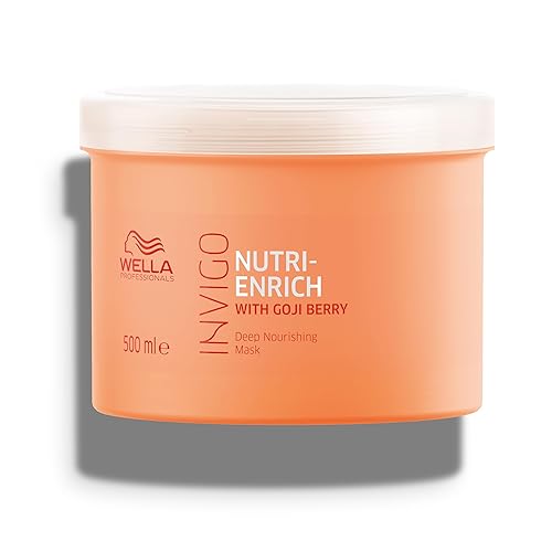 Wella Professionals Invigo Nutri-Enrich - Mascarilla nutritiva profunda e hidratante para cabello seco y dañado 169 onzas líquidas