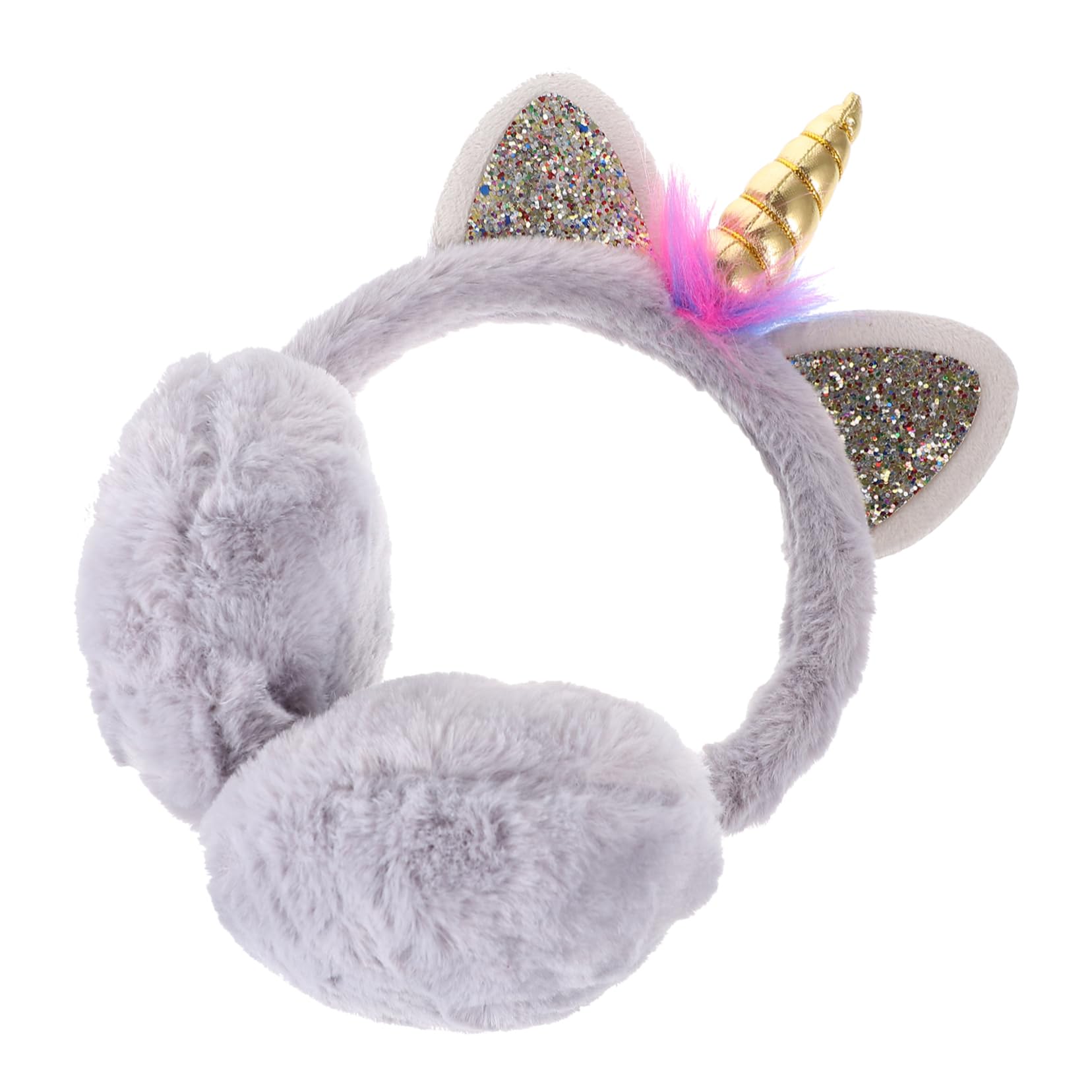Orejeras infantiles de unicornio para excursiones de invierno al aire libre 8