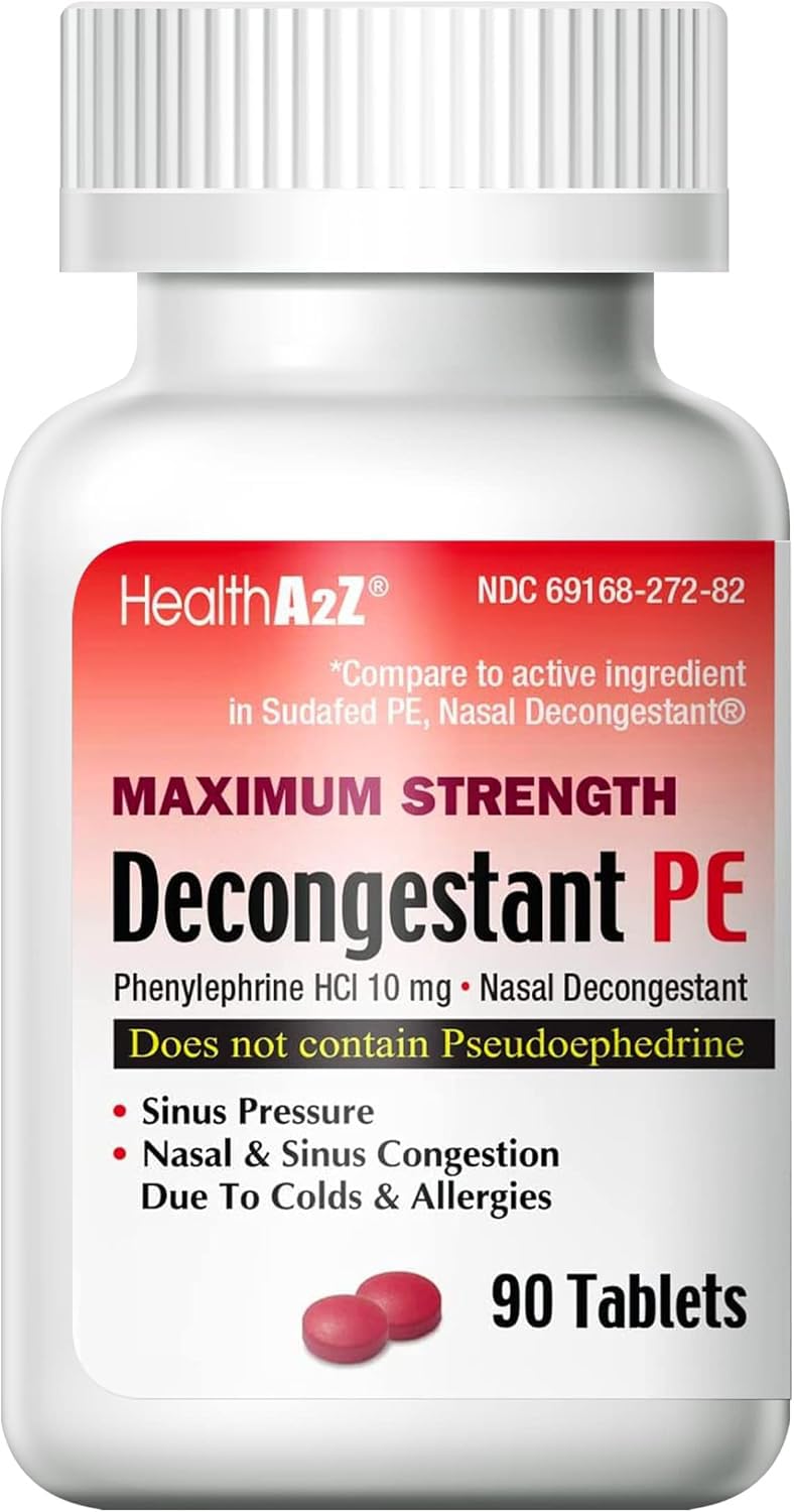 HealthA2Z Decongestant PE 90 Count
