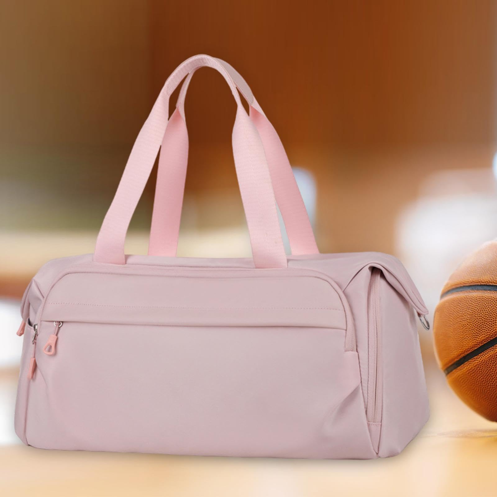 Bolsa de Gimnasio Deportiva con Compartimento para Zapatos Y Bolsillo Impermeable. Bolsa de Deporte Ligera Y Práctica para Gimnasio, Entrenami