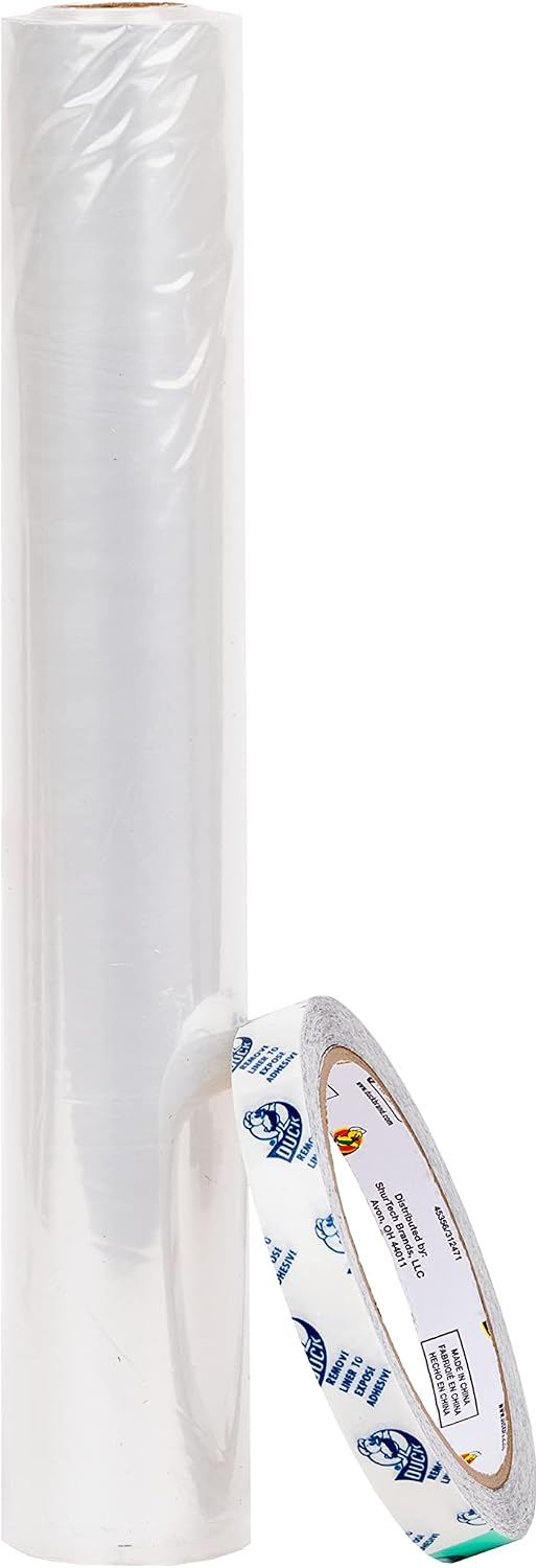 Duck Brand 287101 MAX Strength Window Insulation Kit, 1 XL Patio Door, Clear