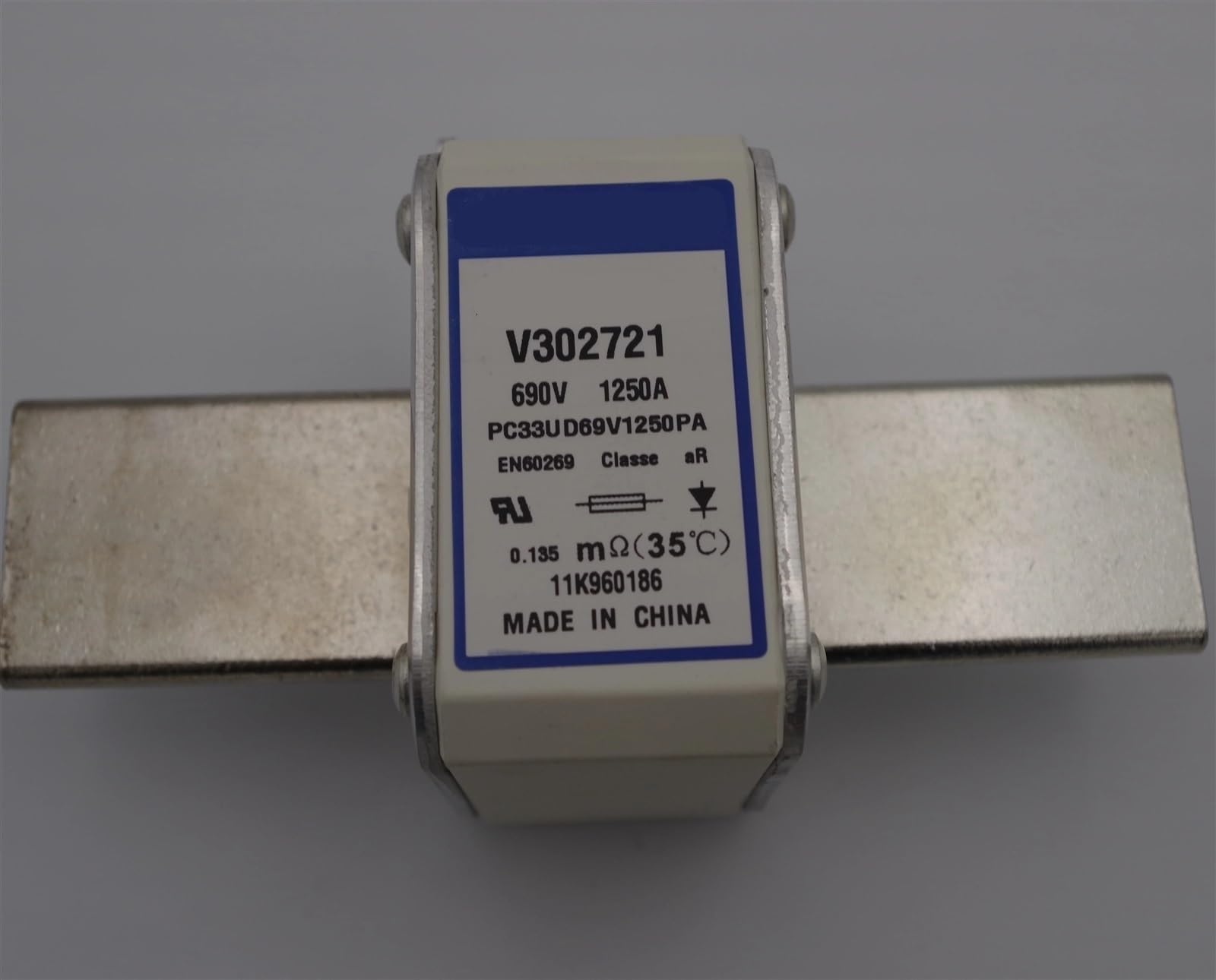 Fusible rápido Termal de cerámica del Cartucho de Coche de Alta Velocidad Tipo PC33UD69V1250PA