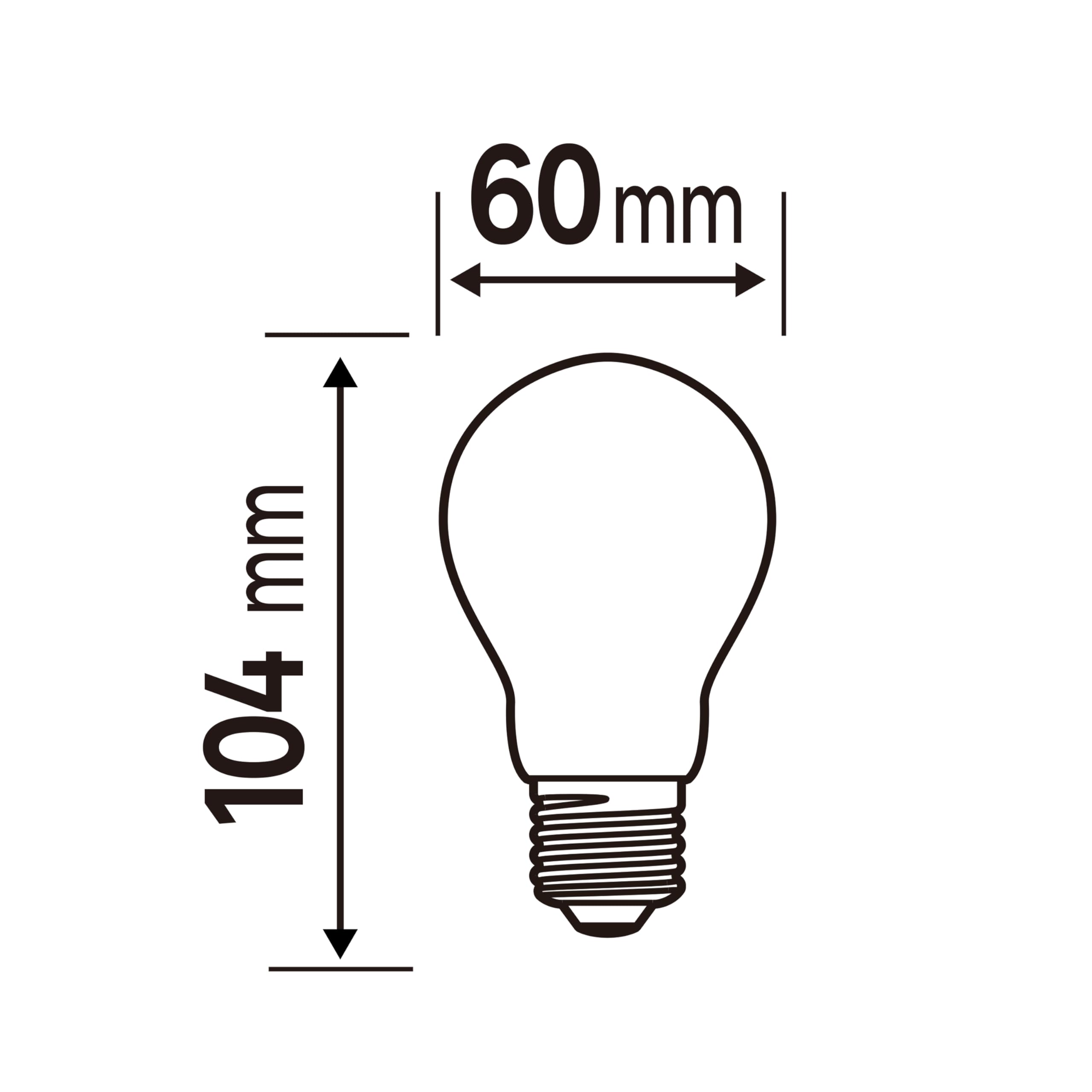LEXMAN - 18er-Set LED-Lampen - 18 x LED Glühbirnen E27-1521 LM - 11,2W entsprechend 100W - Ø 60 mm - 2700K - Warmweiß