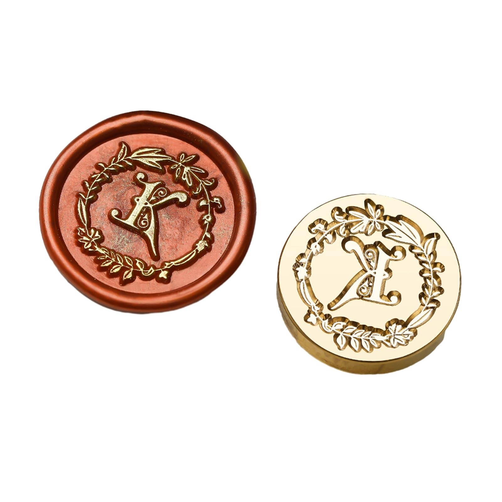 Hsioluted Letter Series Wax Seal Stamp Metal Sealing Wax Stamp for Cards Wedding Invitation Scrapbooking Decorations a Sealing Letter Series Seal for Invitations Card