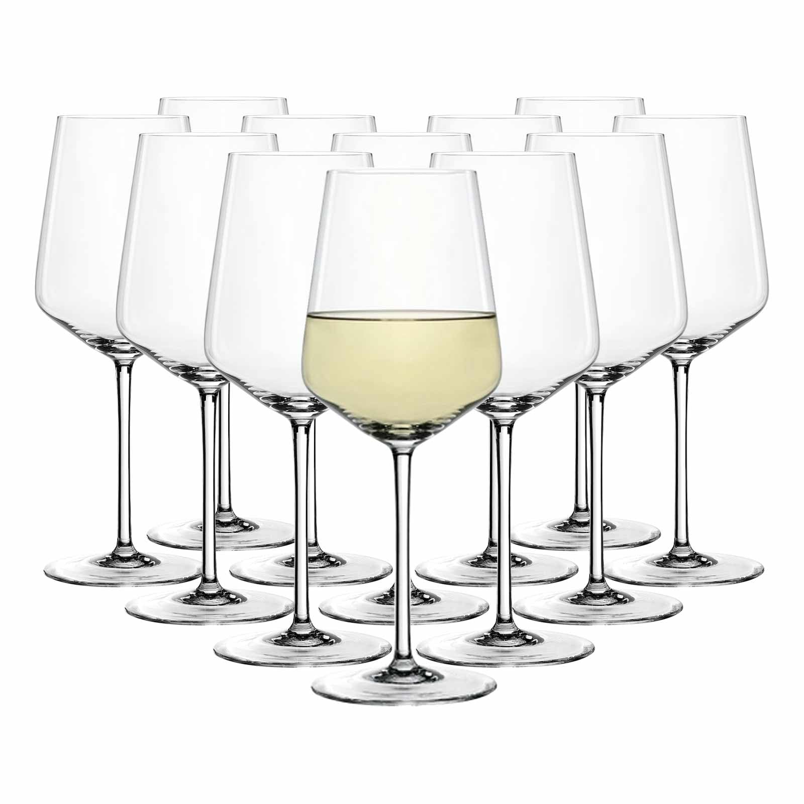 Spiegelau Weißweingläser 12er Set, 440 ml, Style, 4670182, Weinglas aus Kristallglas, spülmaschinenfest