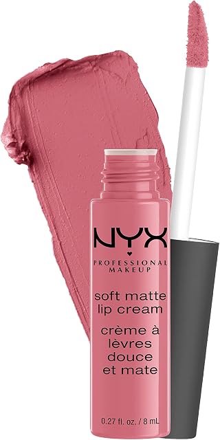 NYX Professional Makeup Pomadka do ust, Soft Matte Lip Cream, kremowe i matowe wykończenie, wysoka pigmentacja, długotrwała, wegańska formuła, odcień: Stambuł