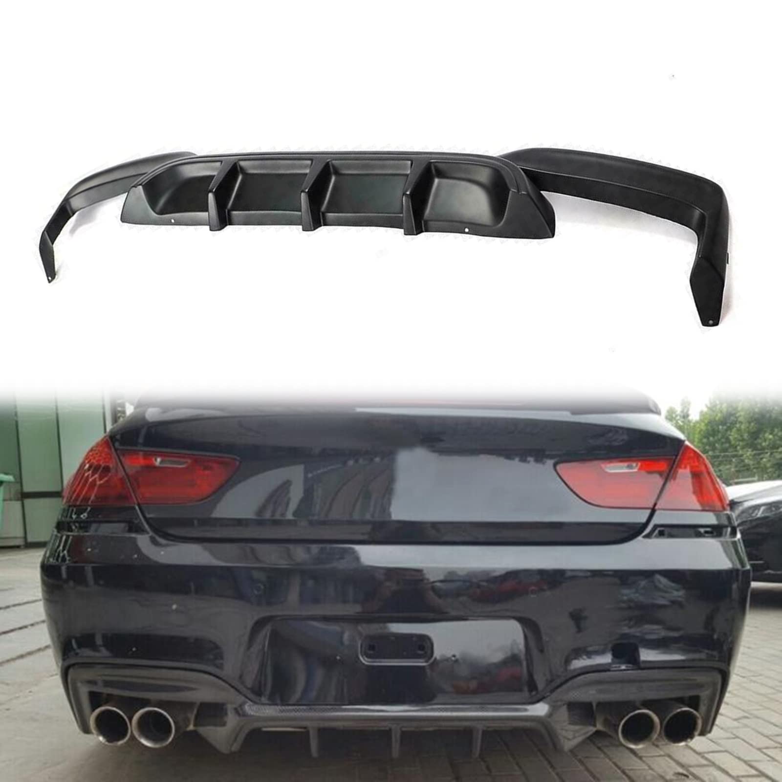 Diffuseur de pare-chocs arrière haut de gamme pour BMW F06 F12 F13 M6 Série 6