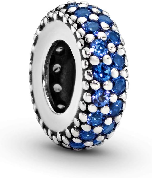 Pandora Blue Sparkle Spacer Charm 791359NCB