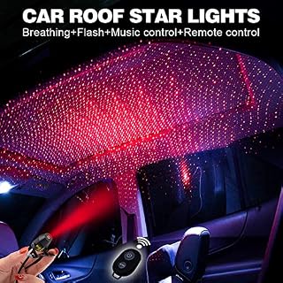 Car interior lights LED decorative armrest box car roof full star projection laser,Romantic