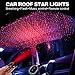 Produktbild Romantic Auto Roof Stars,Atmosphere Ambient Star,The Romantic environment Multiple Modes for car/Home/Party -No Need to Install,Kostenloses 3-in-1-Ladekabel hoher Qualität (Red Starry Sky vision)
