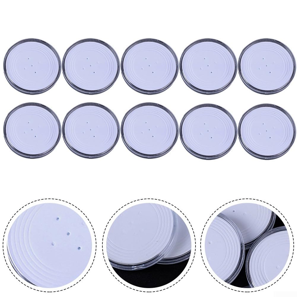 10 Capsule Portamonete Trasparenti Per Collezione - Diametro Interno 70mm Con Guarnizioni Regolabili Per Monete Di Varie Misure - 3