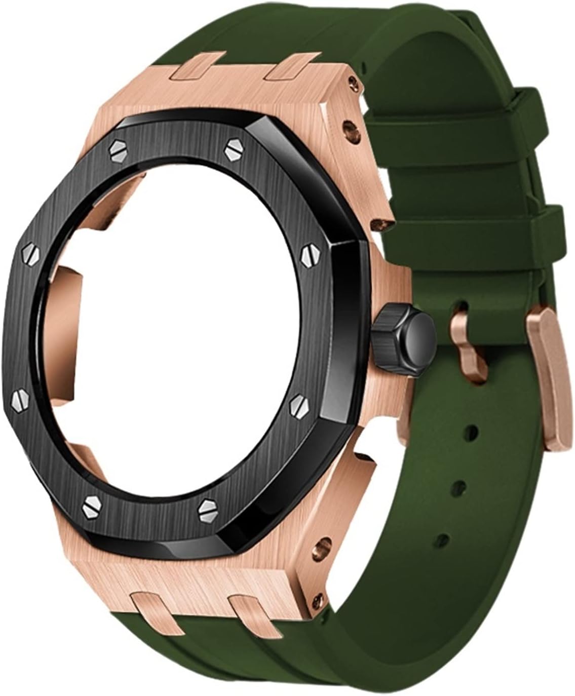 Soft Silicone Strap Metal Case For GA2110ET-2A Mod Retrofit Kit