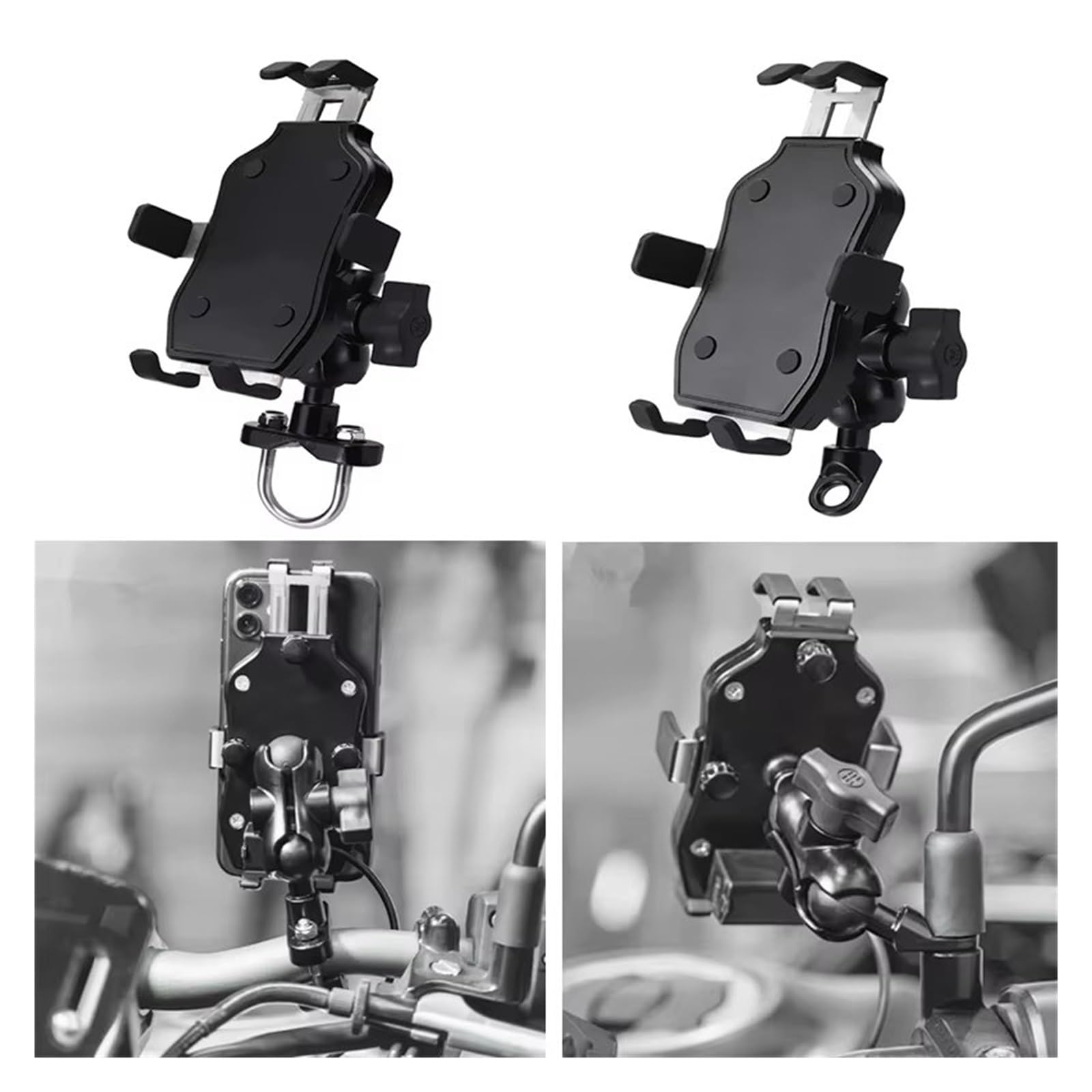 Porta Cellulare Moto Per Suzuki Per Burgman 400 650 125 AN400 AN650 Moto Manubrio Supporto Del Telefono Mobile Staffa GPS Supporto Telefono Bicicletta(A)