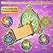 Butterfly EduFields 4in1 KaleidoWorld DIY Wooden Kaleidoscope Toy for Kids 6+ | Infinite Patterns - Space, Aqua, Unicorn, Jurassic | Magic Rotating & Fillable Kaleidoscope Kit | Best Gifts for Kids