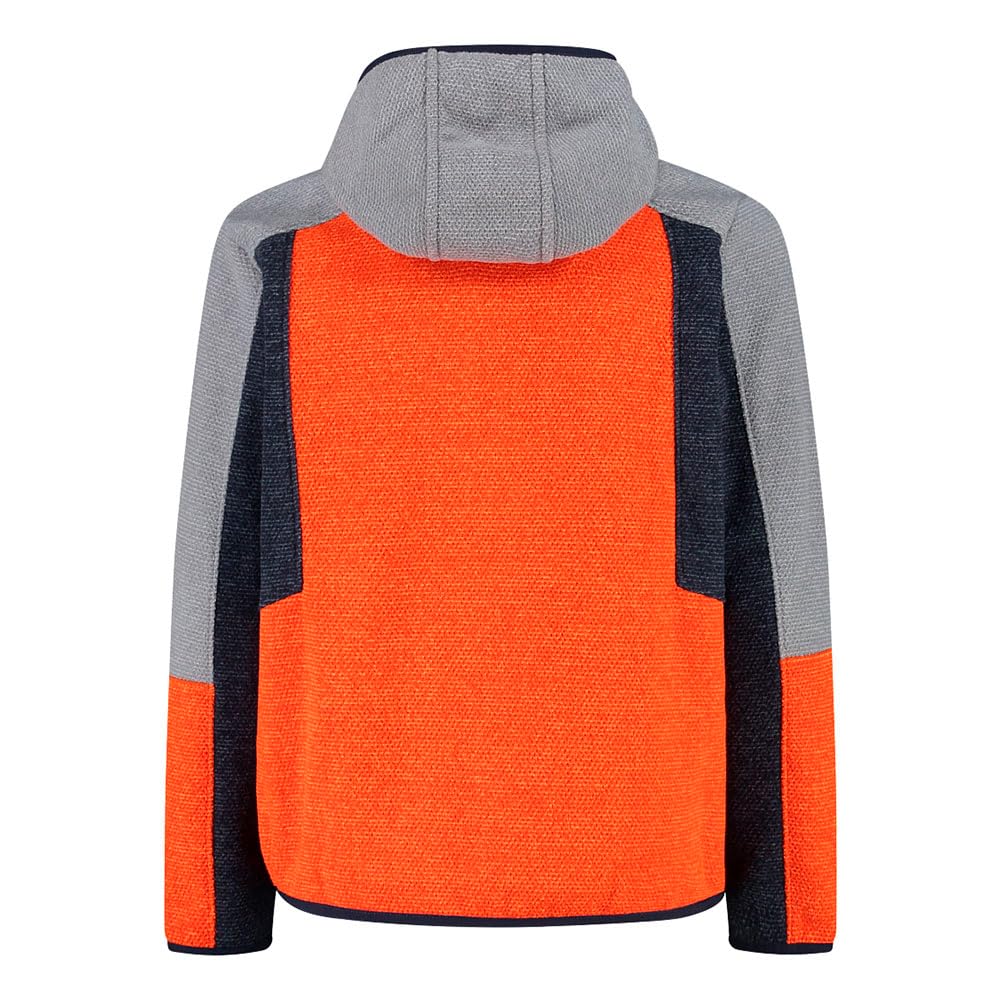 CMP Kurtka Uniseks - dzieci Giacca Da Bambino In Pile Knit Tech Con Cappuccio Fisso