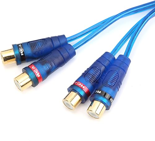 Miniatura 6 de Aramox Filtro de ruido de coche, aislador de bucle de tierra automotriz de 4 canales chapado en oro, aislador de bucle de tierra para automóvil