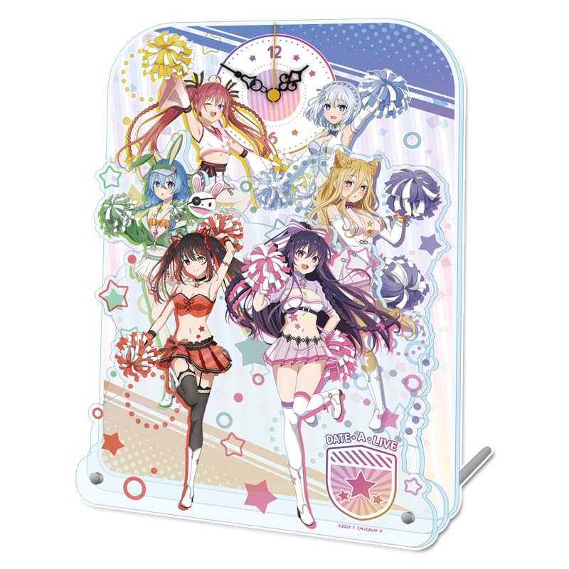 デート・ア・ライブIV　BIGアクリル置時計　描き下ろし チアガール Amazon.co.jp: デート ア ライブIV 描き下ろし BIGアクリル