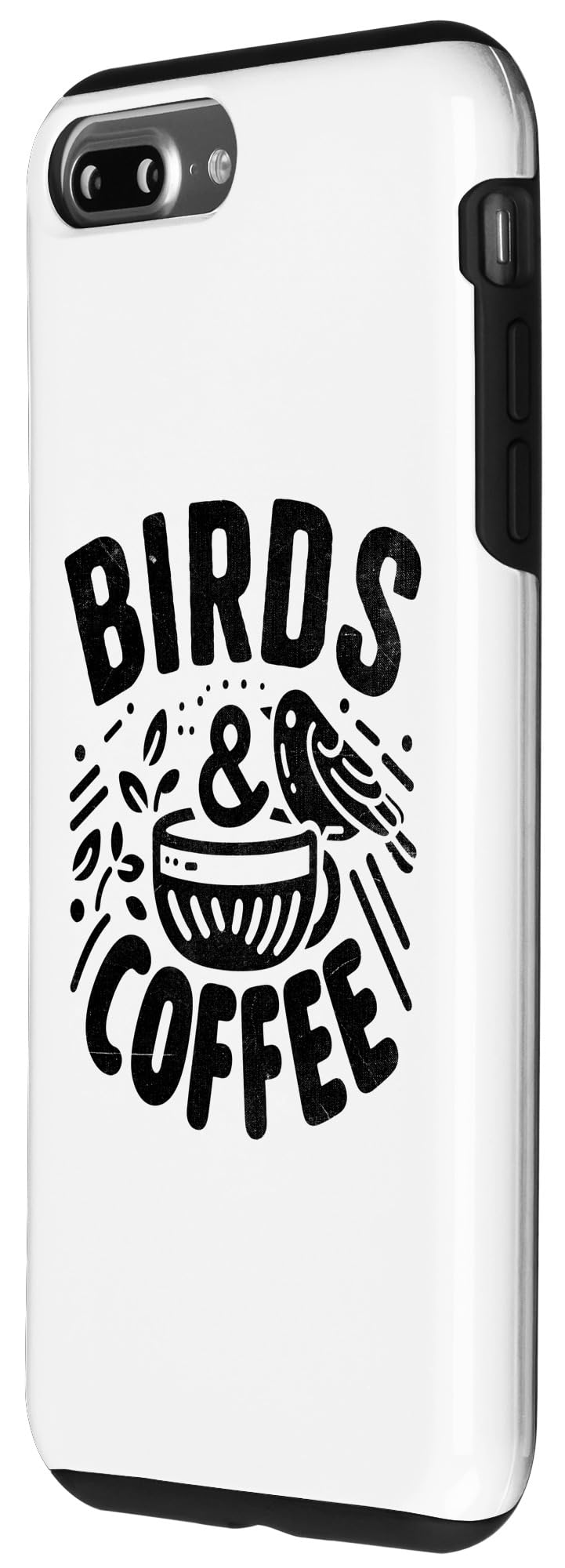 iPhone 7 Plus/8 Plus Birds And Coffee Birdwatching Birding Birder Case - Image 2