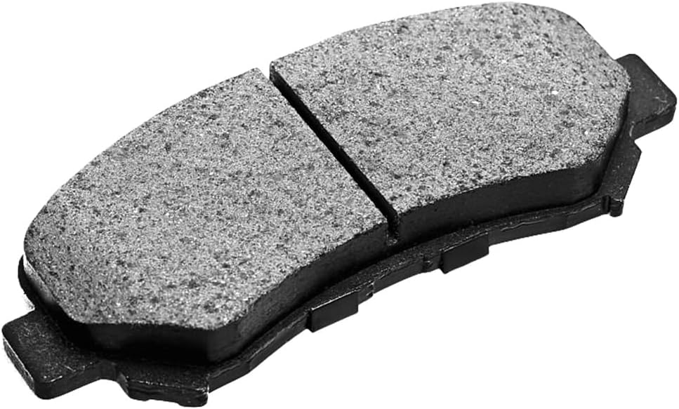 4Pcs Front Semi-metallic Brake Pad Set Automotive Replacement fits Hino 258LP 7.7L 2006 2007 2008 2009 2010 2011 2012 2013 2014, fits Isuzu FTR 7.8L 2003 2004 2005 2006 2007 2008 2009 2010 2011