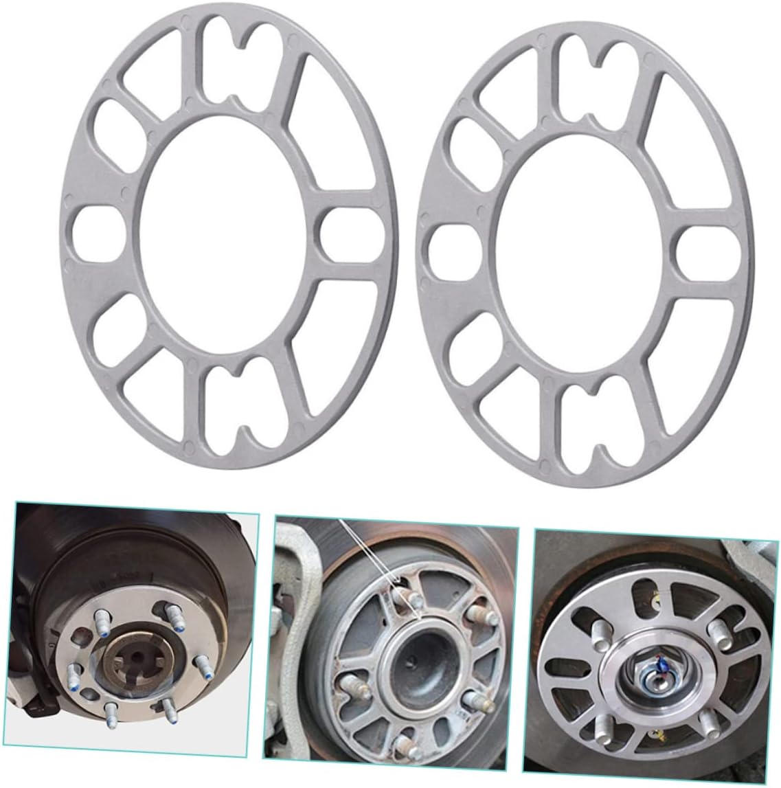 2pcs Aluminum Alloy Wheel Hub Spacers for Car Truck Wheel Spacers Car Accessories