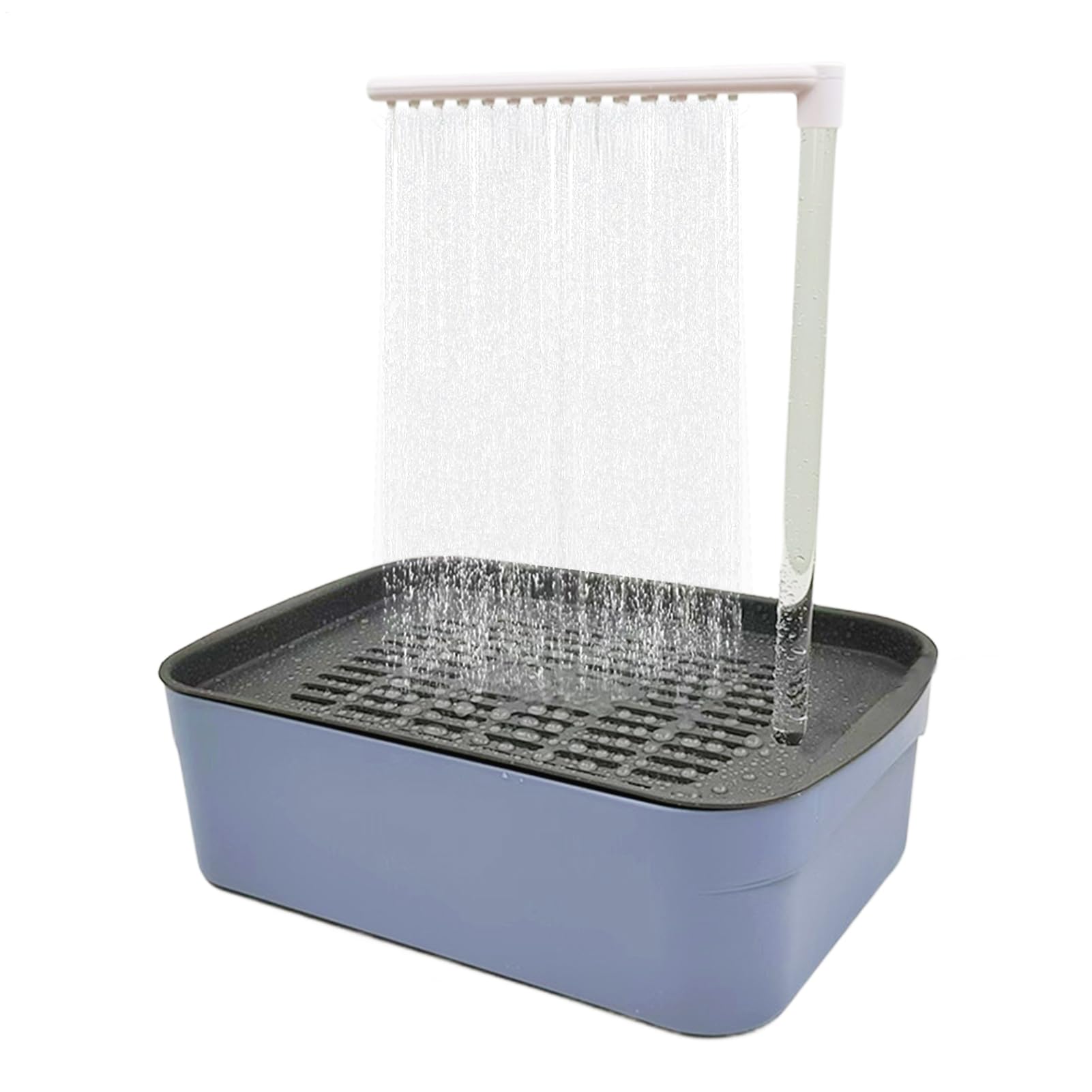 Bañera Automática para Aves Ducha De Baño Para Loros Con Fuente | Tina Eléctrica USB Para Aseo De Mascotas Pequeñas Y Medianas: Periquitos, Grises Africanos, Agapornis Y Cacatúas