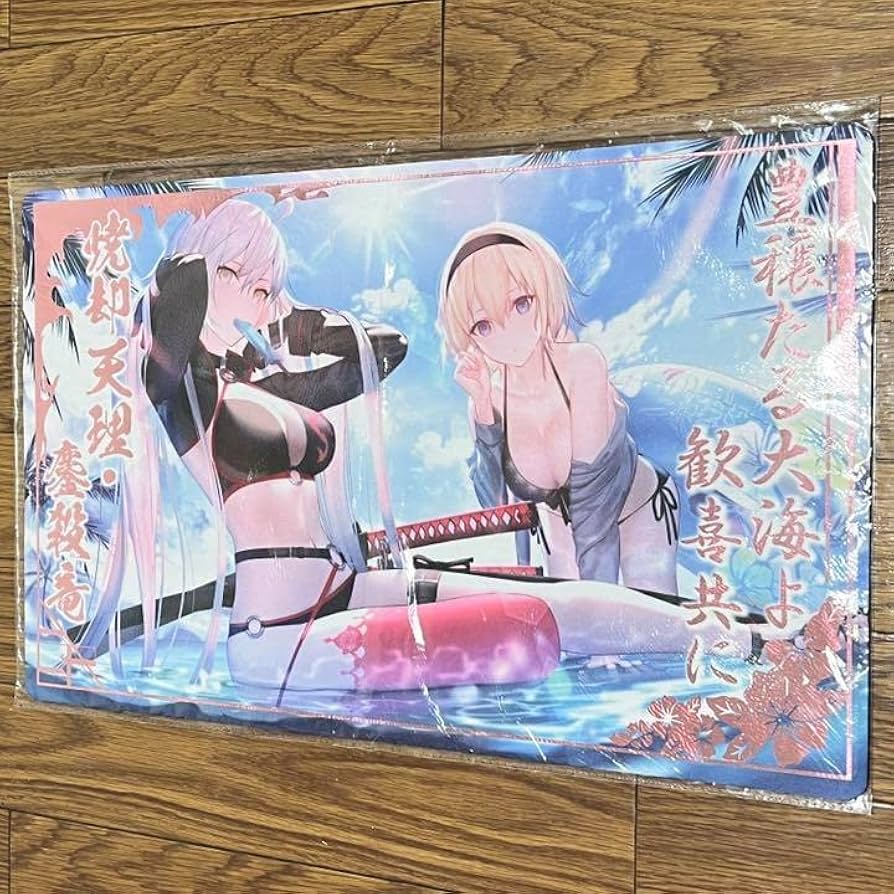 ジャンヌ＆ジャンヌオルタ プレイマット Amazon | FGO ジャンヌオルタ ジャンヌダルク 水着 混沌の女神様