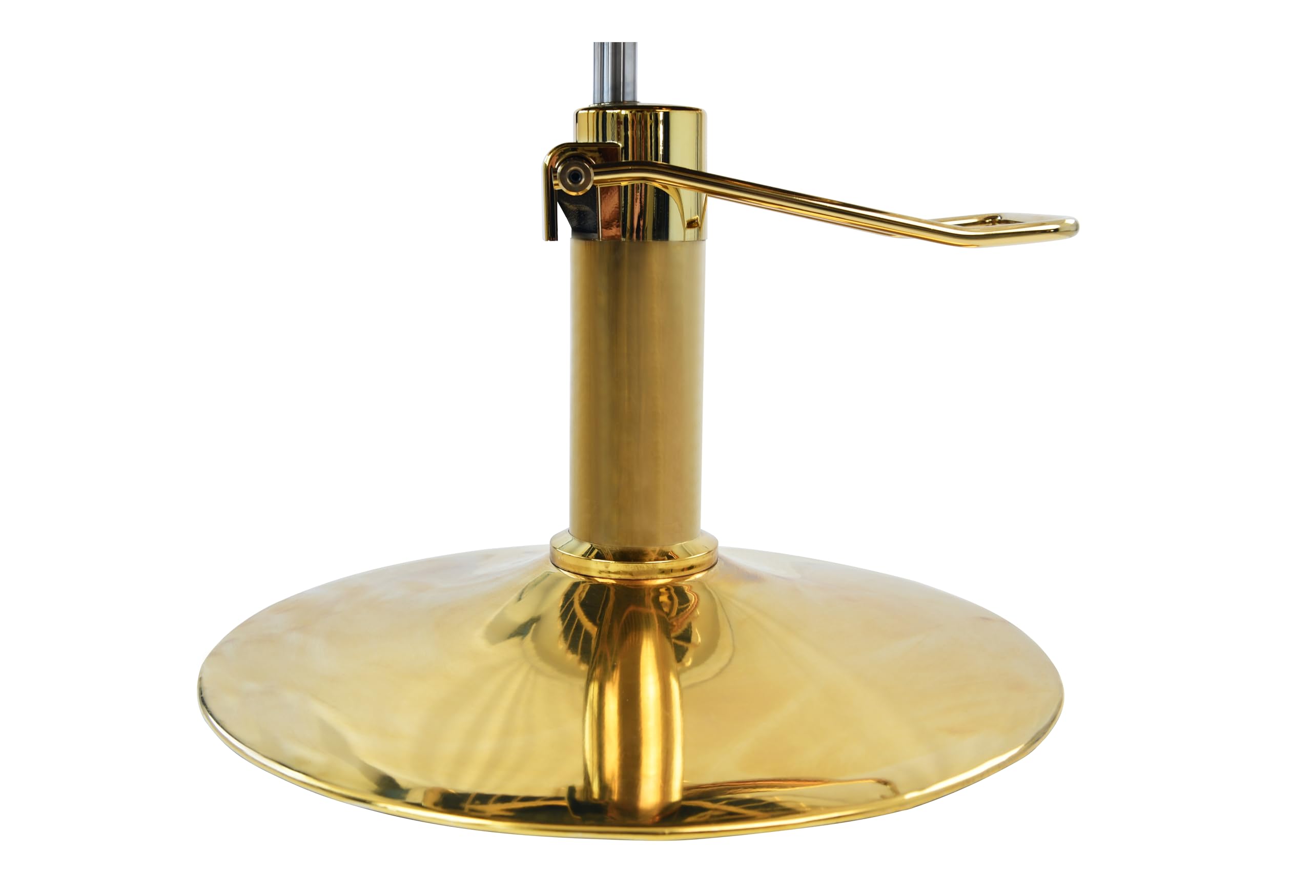 Friseurstuhl, höhenverstellbarer Barber 360° für Friseursalons zu Schönheitssalons, 64 x 48 x 80-95 cm, weiß