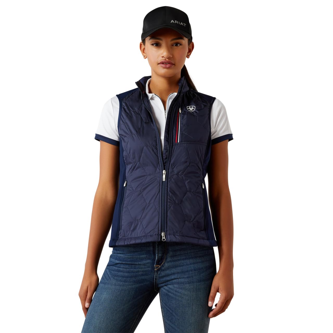 Women's Fusion Insulated Gilet in Navyt, Size X-Large, by Ariat