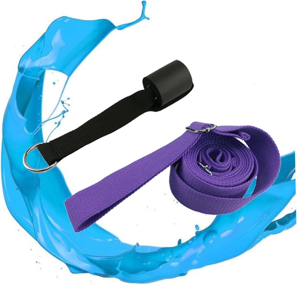 TOYANDONA Yoga Strap Cotton Exercise Straps for Women Stretching Fitness for Sciatica Relief