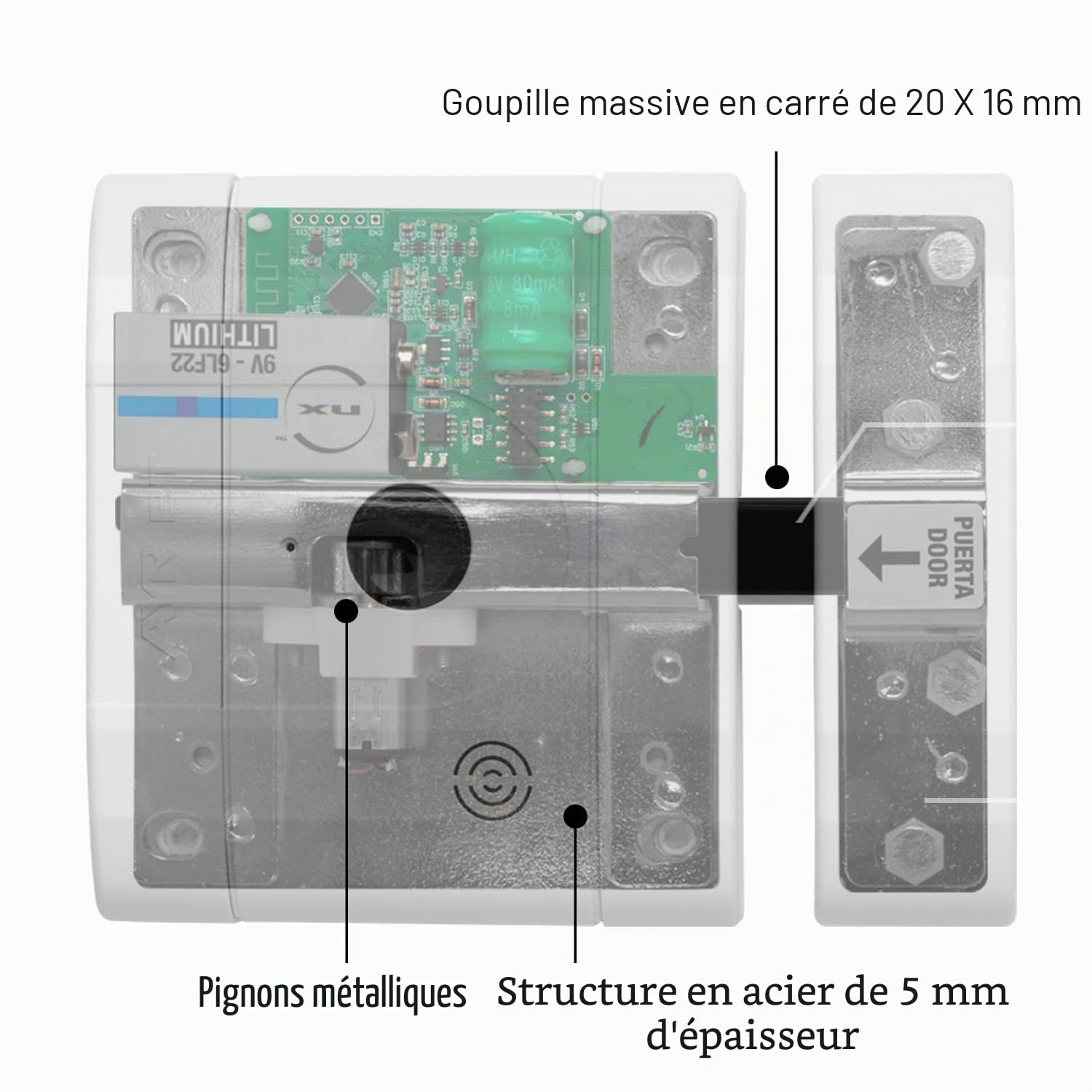Serrure Intelligente en Laiton Haute sécurité