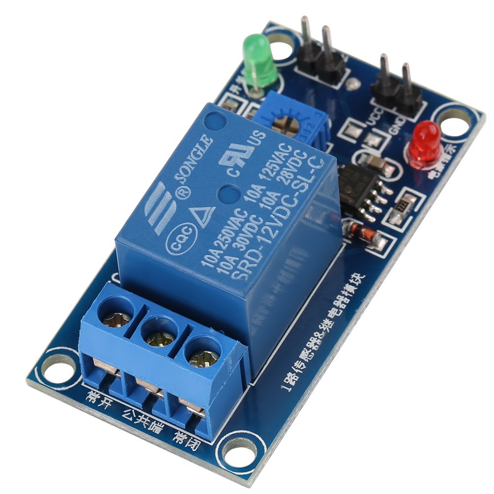 CC 12V Módulo de Relé de Control de Lluvia, Módulo de Humedad Sensor de Lluvia Módulo de Riego Automático
