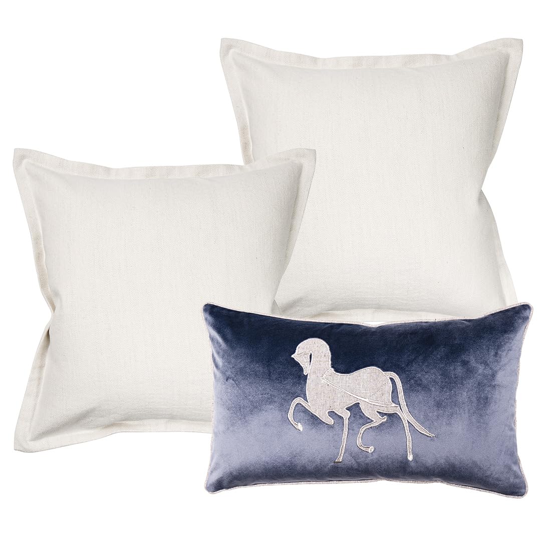 Cushion Set Brent Bundle Pillow Knot Home Cover Case for Modern Sofa Contemporary Living Room Bedroom and Office Soft Filling Washable (Cover Only)