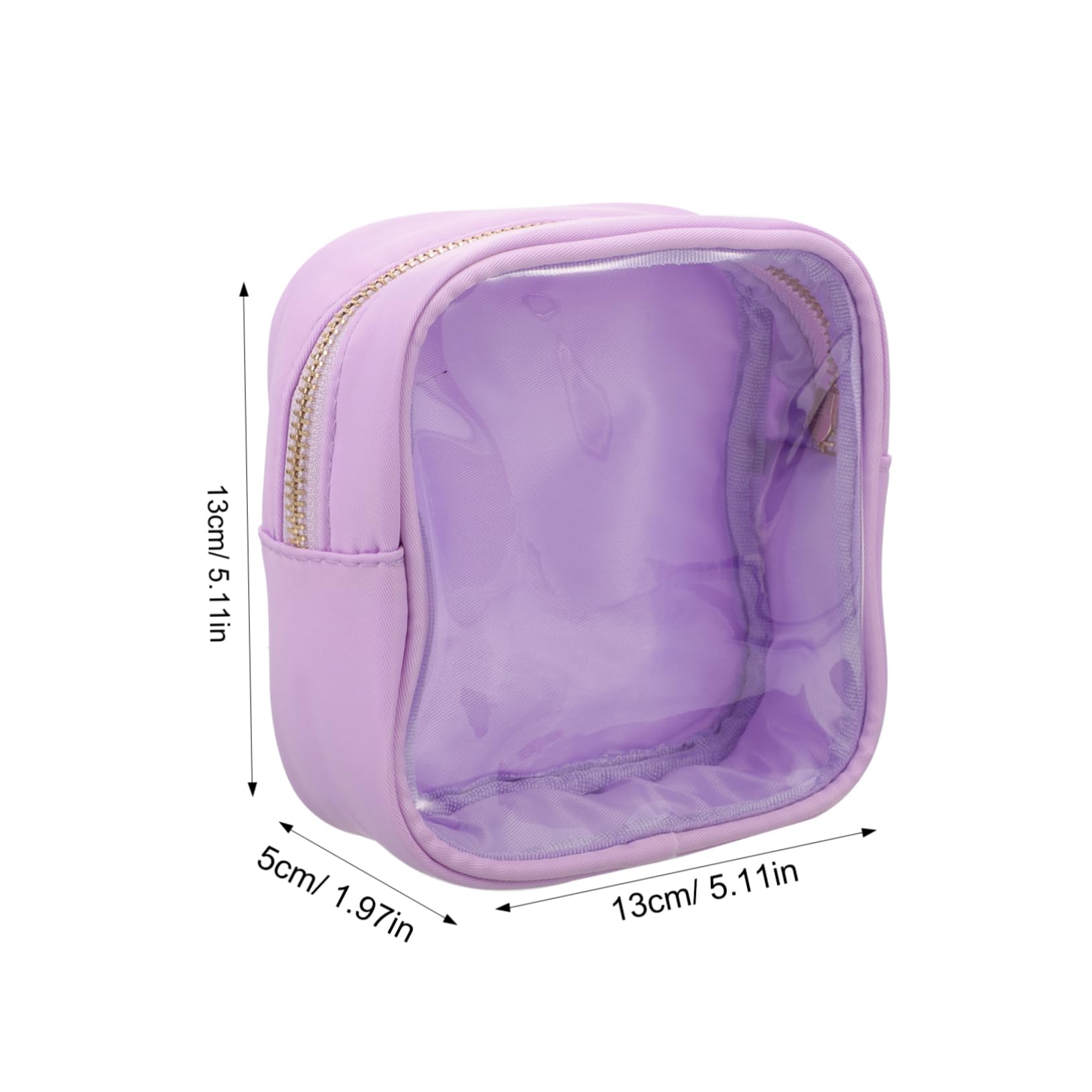 5piezas Bolsa De Maquillaje Transparente para Neceser De Cosméticos para Mujeres Organizador De Artículos De