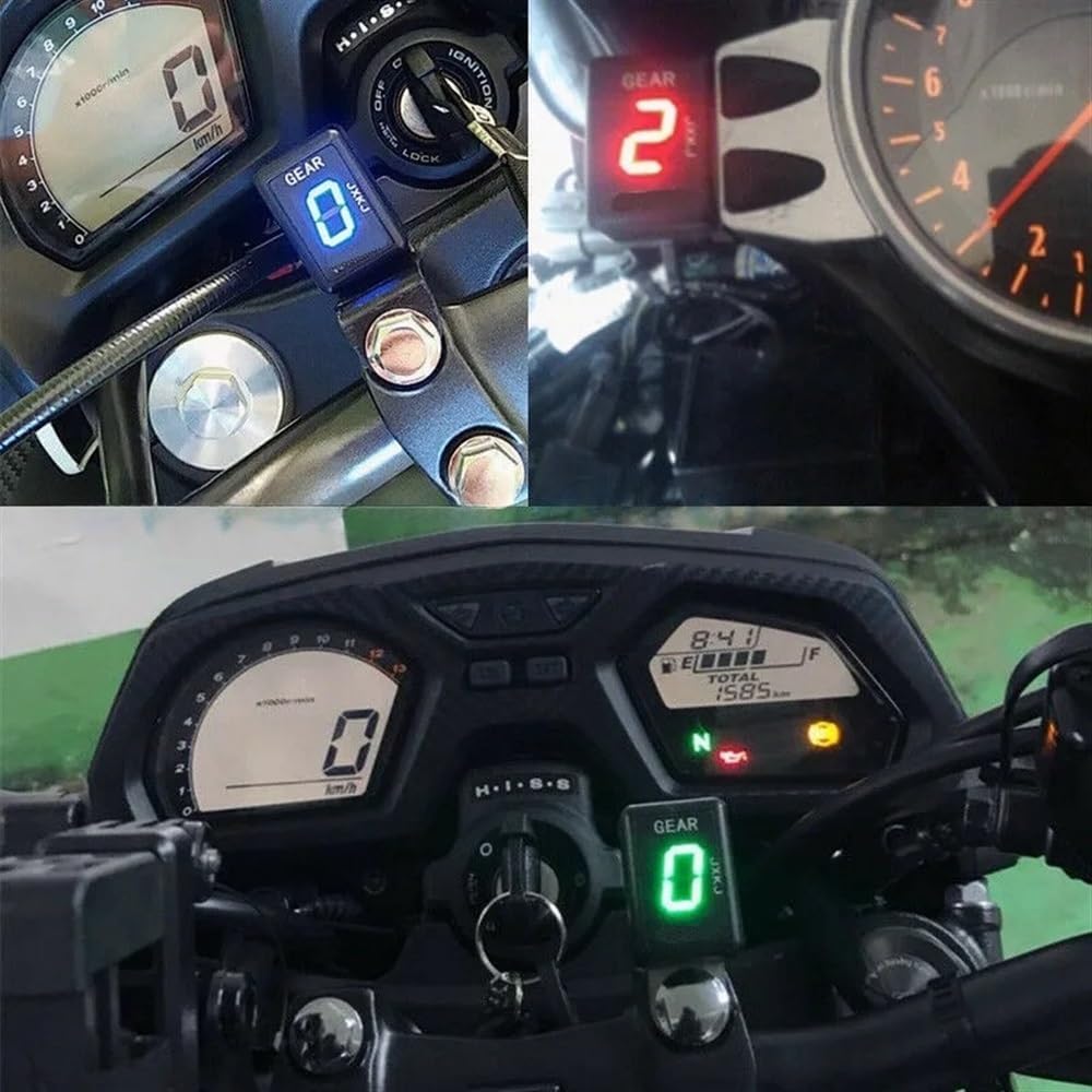 Gear Display Meter Gear Motobike Gear Indicator for CBR1000RR CBR 1000 RR CBR1000 RR 2004-2011 Motorcycle 1-6 Level Digital Meter Fixed Ring Motorcycle Gear Indicator