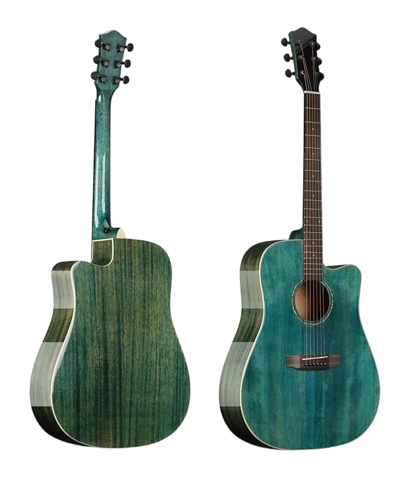 Zestawy Ukulele 41calowa Akustyczno Elektryczna Gitara Ludowa Z Litego Drewna Polerowanego W Całości Mahoniu Lipowego Ukulele