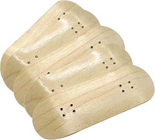 NATEFEMIN 5PCS 30MM x 100MM Handmade Wooden Fingerboards Lot for Fun