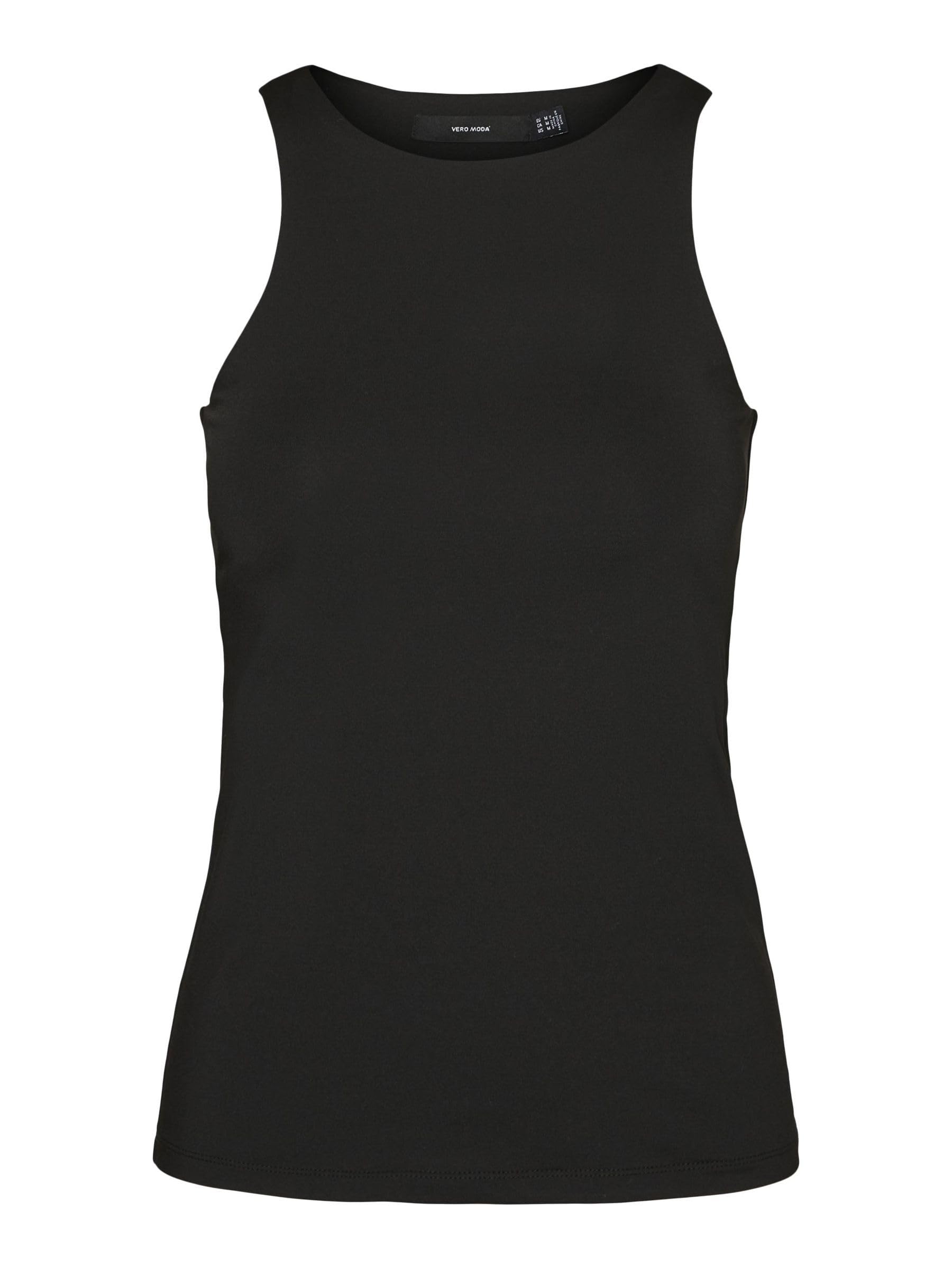 VERO MODA Women's VMbianca SL Noos Tank Top Black Size S