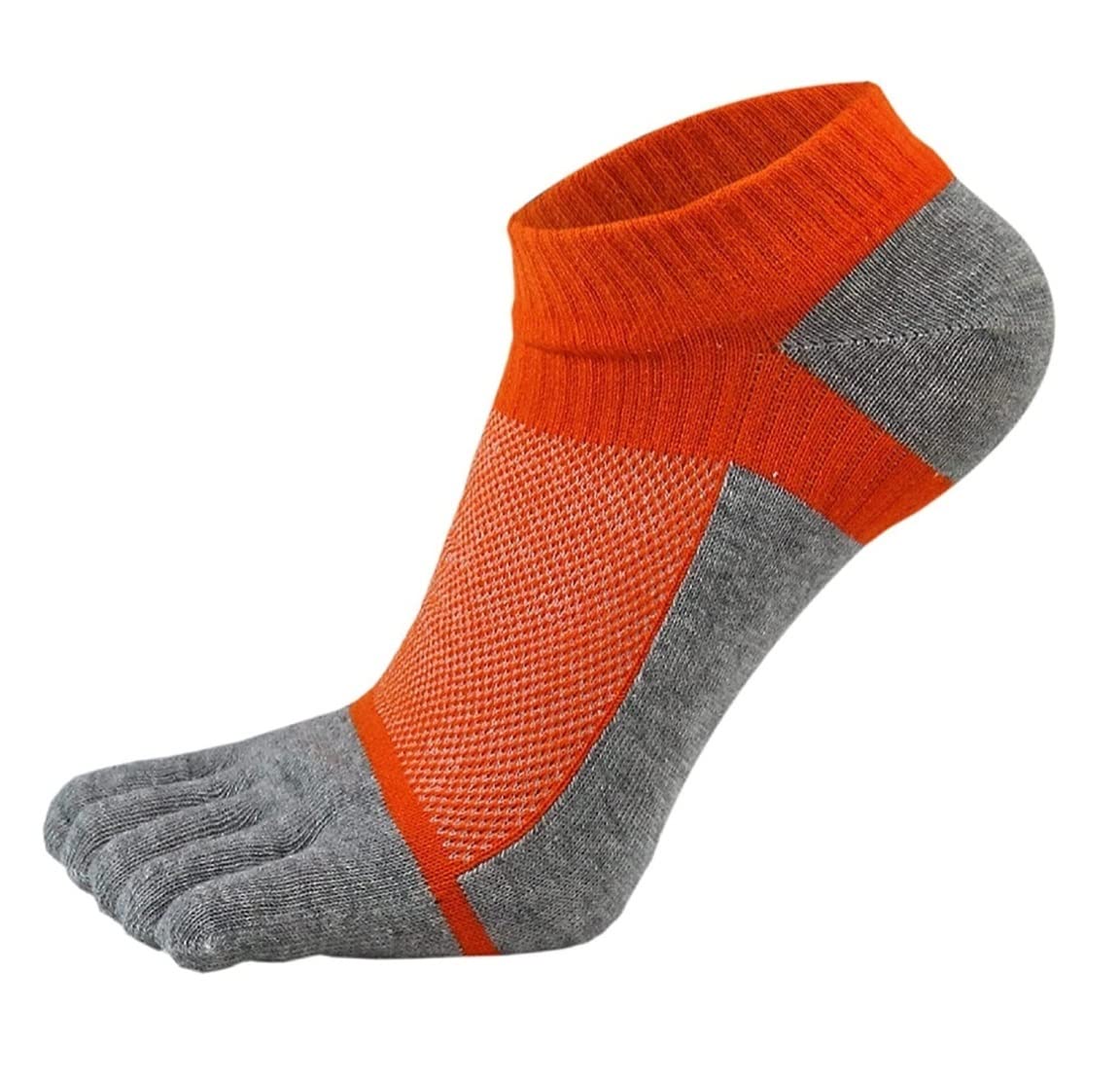 Skarpetki Oddychające 6 Par Niewidoczne Skarpetki Do Kostek Patchwork Low Tube Sporty Domowe Skarpety Z Pięcioma Palcami Unisex Antypoślizgowe
