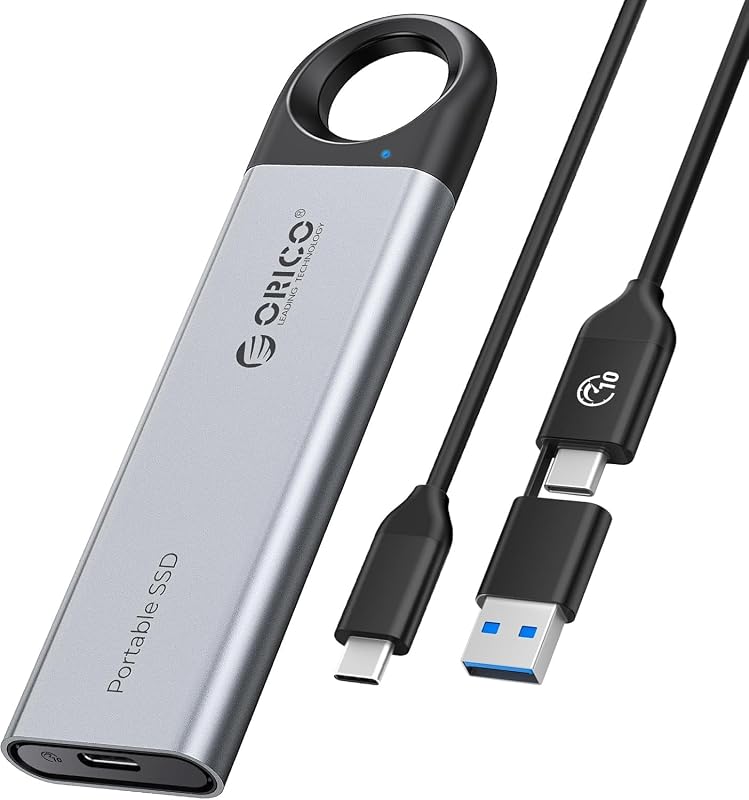 ORICO 1TB Hordozható SSD 1050MB/s USB-C Külső Merevlemez Telefon Tablet Laptop