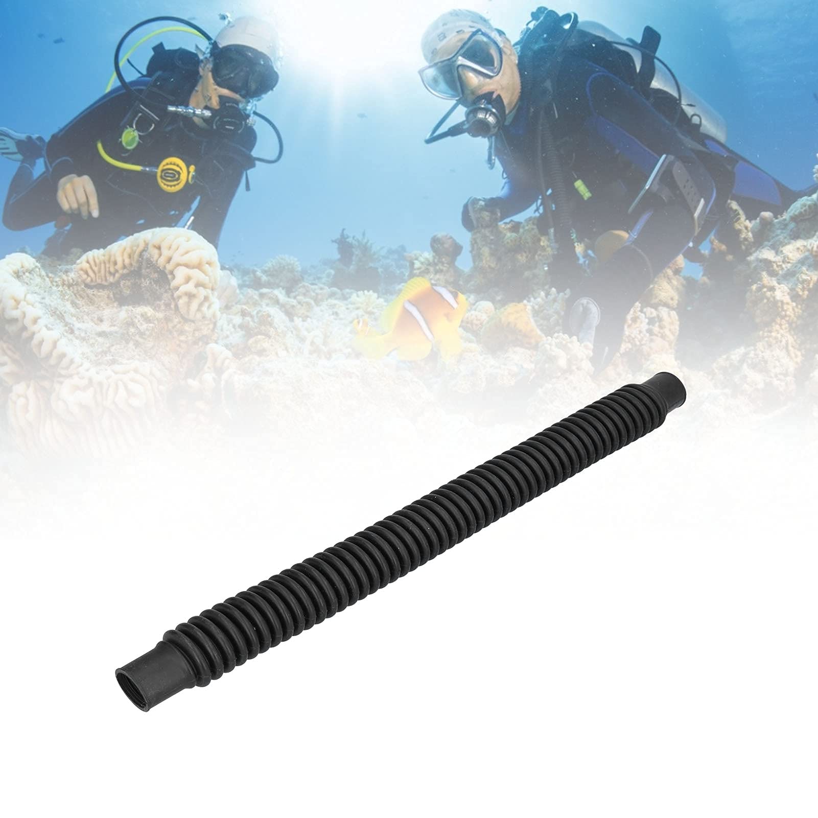 Alomejor Tauchen Runder Wellschlauch Lange Lebensdauer Tauchen Gewellter Inflatorschlauch für Tarierweste Jacket Sidemount BCD B(19in)